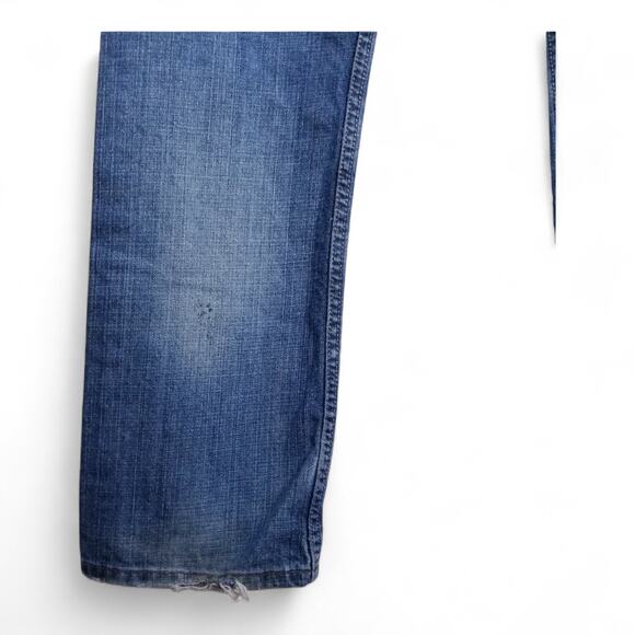 LEVI'S 514 Jeans Slim Straight Zip Fly 2008 Made In Mexico STAINED W30 L30 - Picture 8 of 13